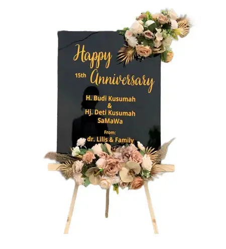 Papan Bunga Akrilik Cibeber Ii
